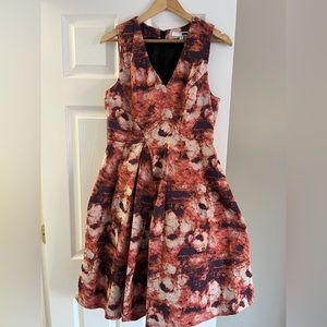 Tracy Reese Sleeveless V-Neck Dress in Pink